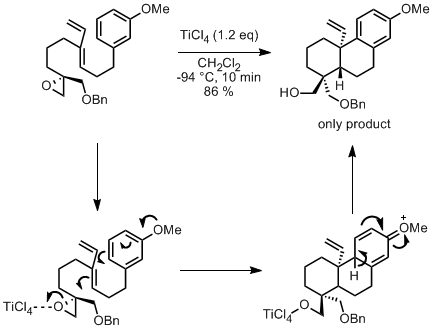 Neotripterifordin cascade reaction